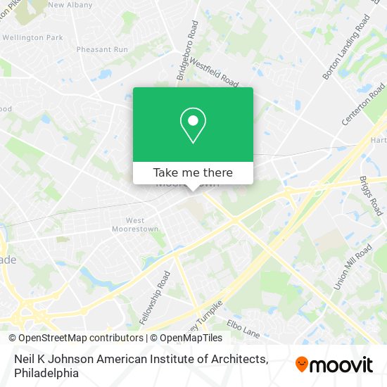 Mapa de Neil K Johnson American Institute of Architects