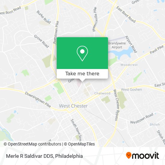 Mapa de Merle R Saldivar DDS