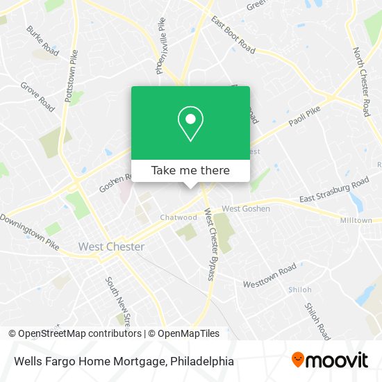 Mapa de Wells Fargo Home Mortgage