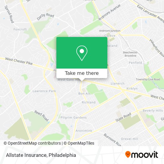 Allstate Insurance map