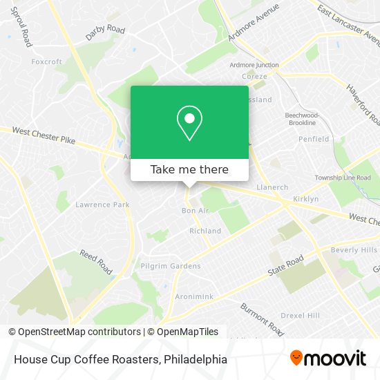 Mapa de House Cup Coffee Roasters