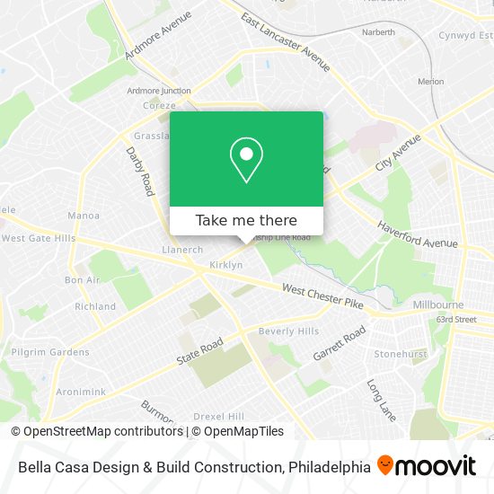 Bella Casa Design & Build Construction map