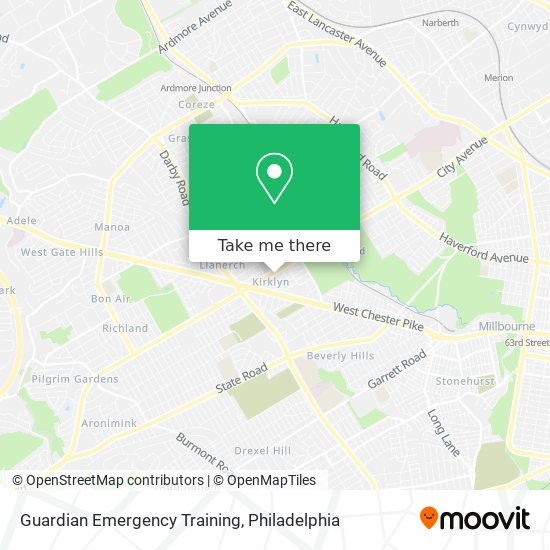 Guardian Emergency Training map