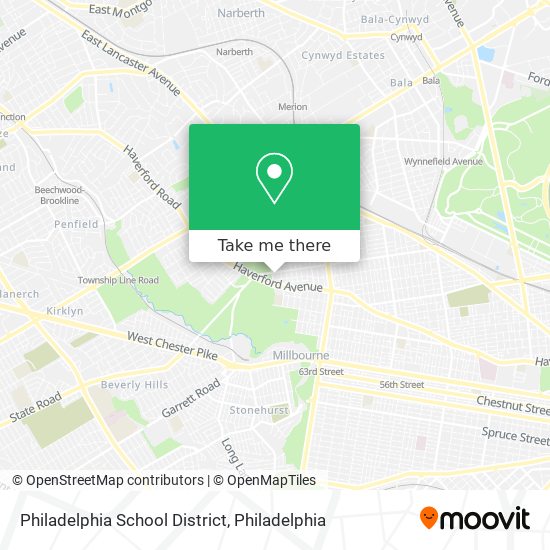 Mapa de Philadelphia School District