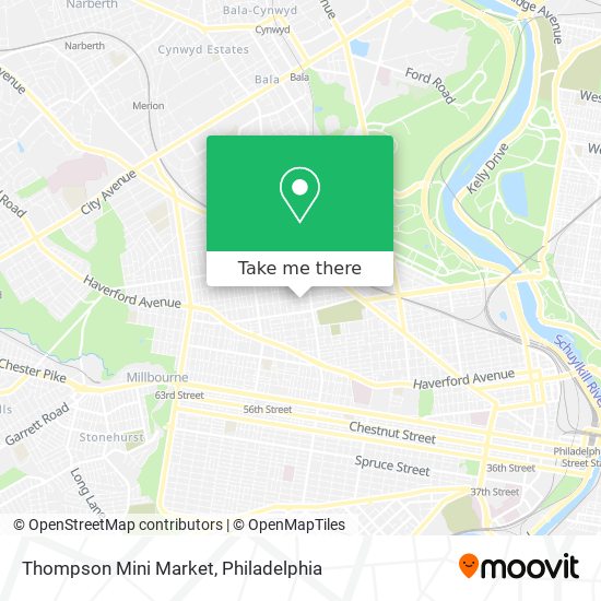 Thompson Mini Market map