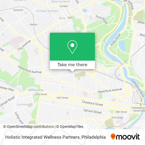 Holistic Integrated Wellness Partners map