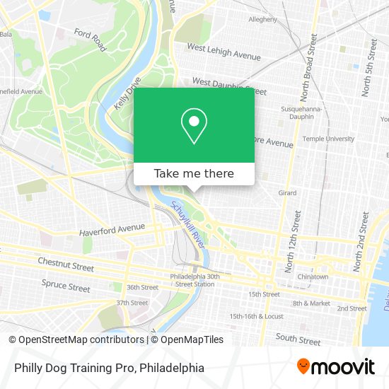 Philly Dog Training Pro map