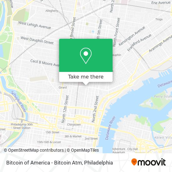 Bitcoin of America - Bitcoin Atm map