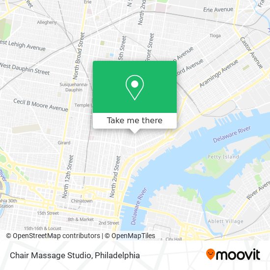 Chair Massage Studio map