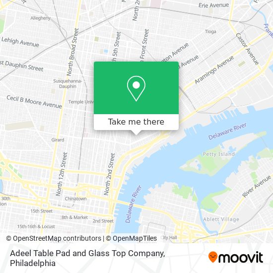 Adeel Table Pad and Glass Top Company map