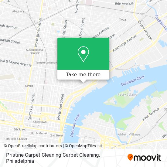 Pristine Carpet Cleaning Carpet Cleaning map