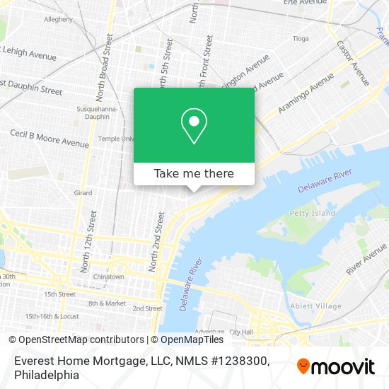 Everest Home Mortgage, LLC, NMLS #1238300 map