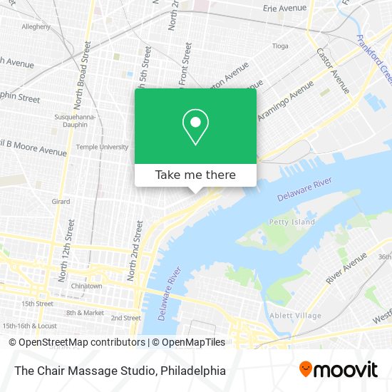 Mapa de The Chair Massage Studio