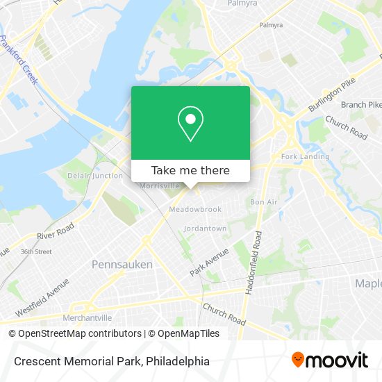 Crescent Memorial Park map