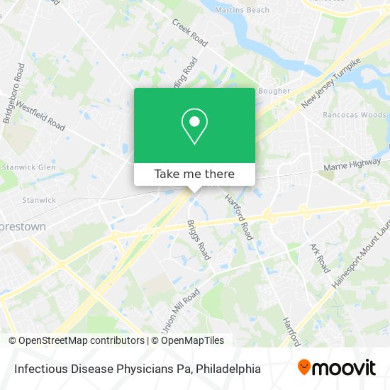 Infectious Disease Physicians Pa map