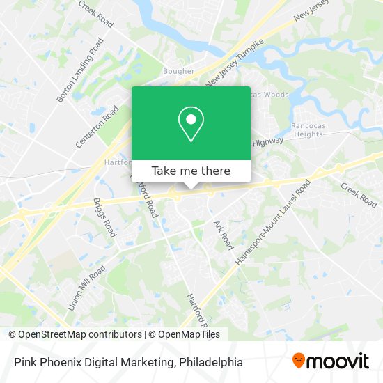 Mapa de Pink Phoenix Digital Marketing