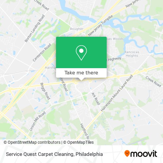 Mapa de Service Quest Carpet Cleaning