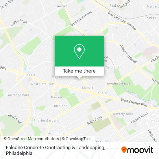 Mapa de Falcone Concrete Contracting & Landscaping