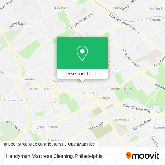 Handyman Mattress Cleaning map
