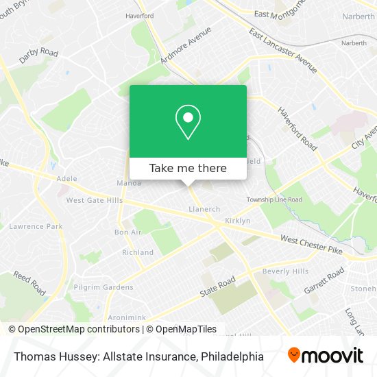 Thomas Hussey: Allstate Insurance map