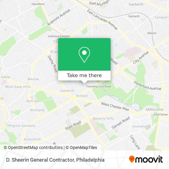 D. Sheerin General Contractor map