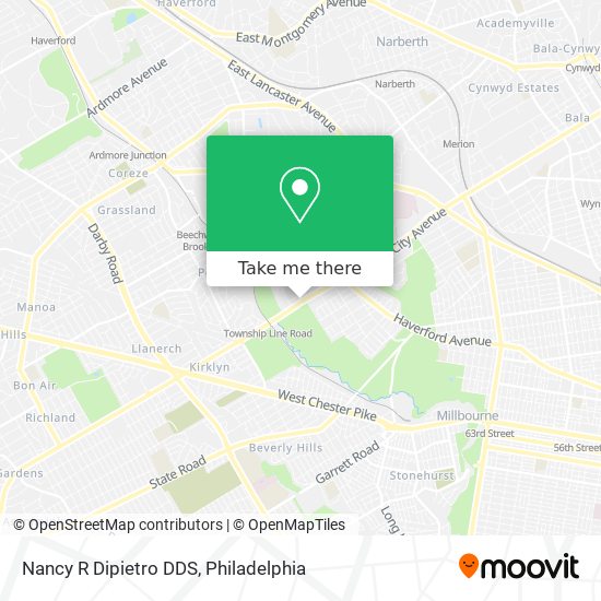 Nancy R Dipietro DDS map