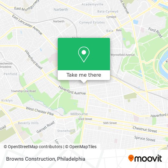 Mapa de Browns Construction