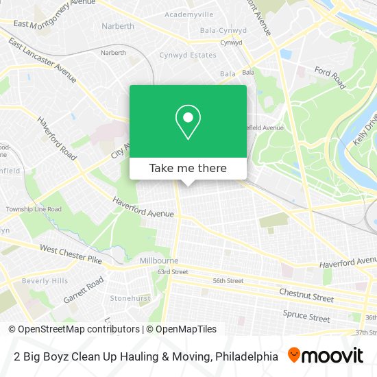 Mapa de 2 Big Boyz Clean Up Hauling & Moving