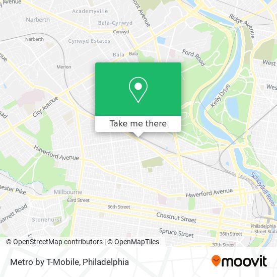 Metro by T-Mobile map