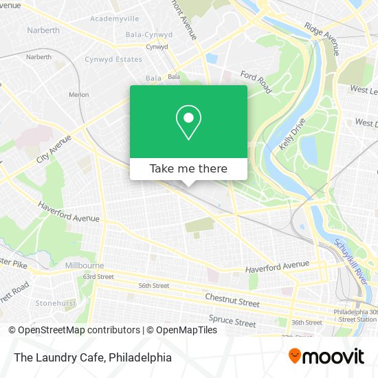 The Laundry Cafe map