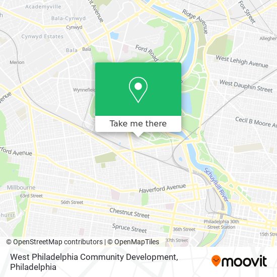 Mapa de West Philadelphia Community Development