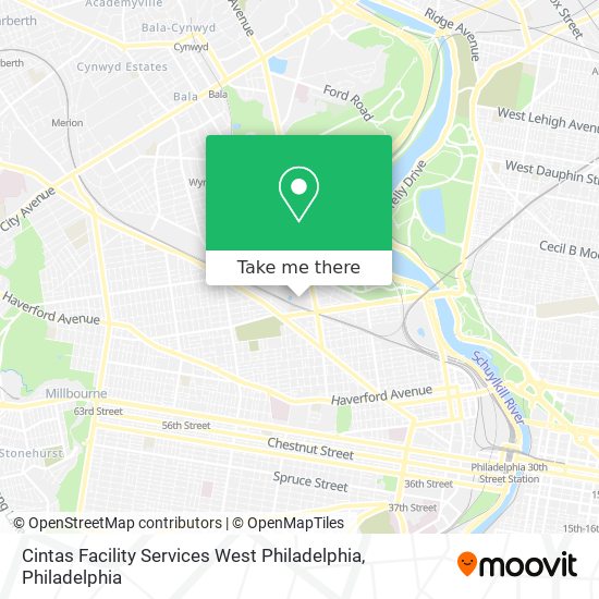 Mapa de Cintas Facility Services West Philadelphia