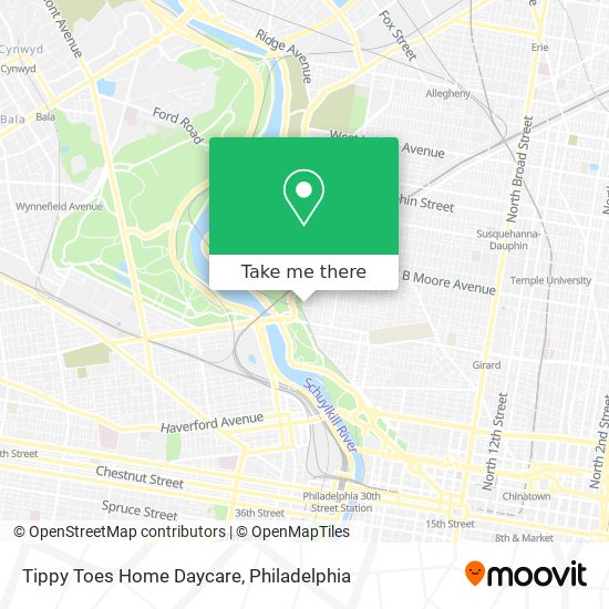 Tippy Toes Home Daycare map