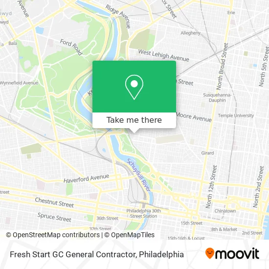 Fresh Start GC General Contractor map