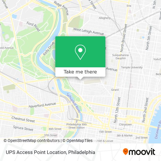 Mapa de UPS Access Point Location