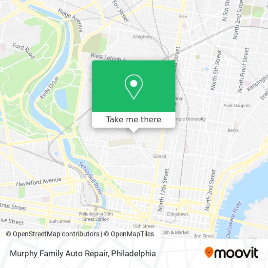 Murphy Family Auto Repair map