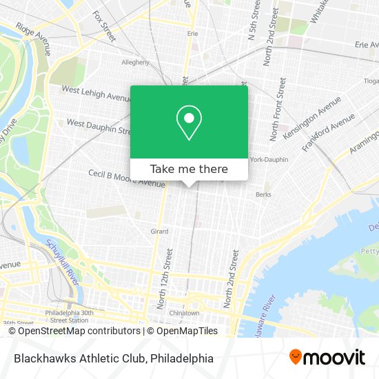 Mapa de Blackhawks Athletic Club