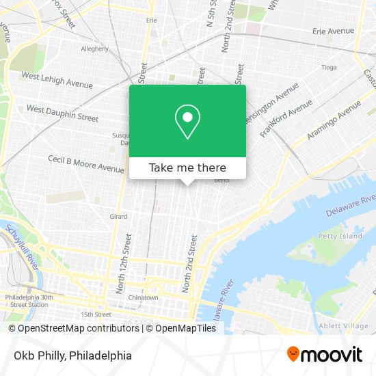 Mapa de Okb Philly