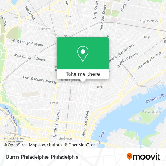 Mapa de Burris Philadelphie