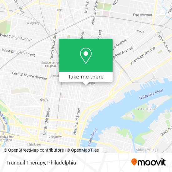 Tranquil Therapy map