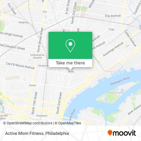 Active Mom Fitness map