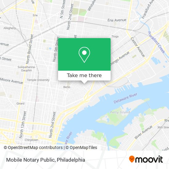 Mapa de Mobile Notary Public