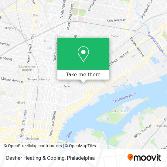 Mapa de Desher Heating & Cooling