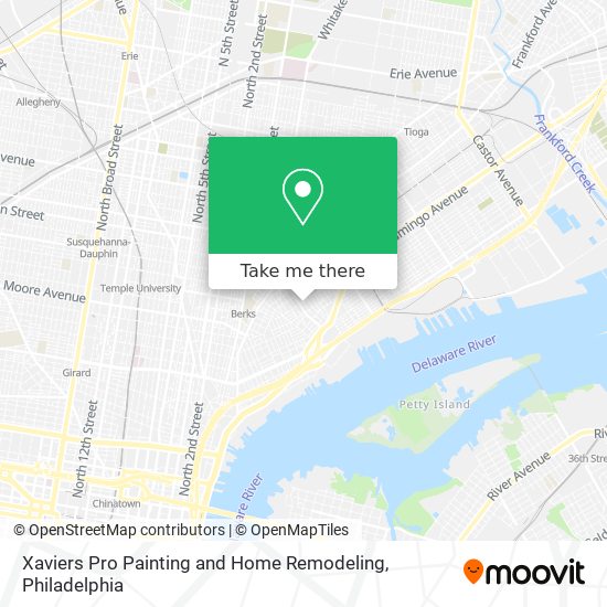 Xaviers Pro Painting and Home Remodeling map
