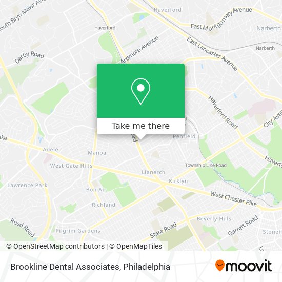 Mapa de Brookline Dental Associates