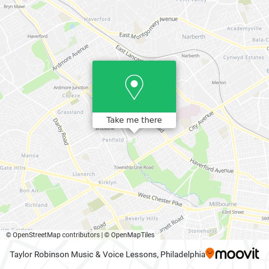 Taylor Robinson Music & Voice Lessons map