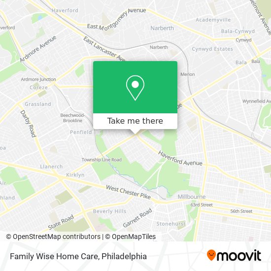 Family Wise Home Care map
