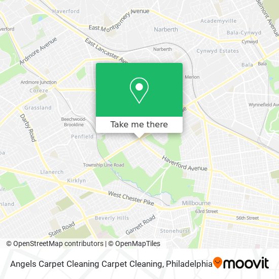 Angels Carpet Cleaning Carpet Cleaning map