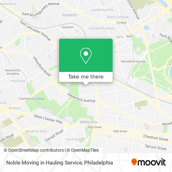 Mapa de Noble Moving in Hauling Service