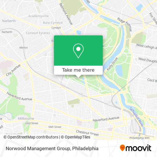 Mapa de Norwood Management Group